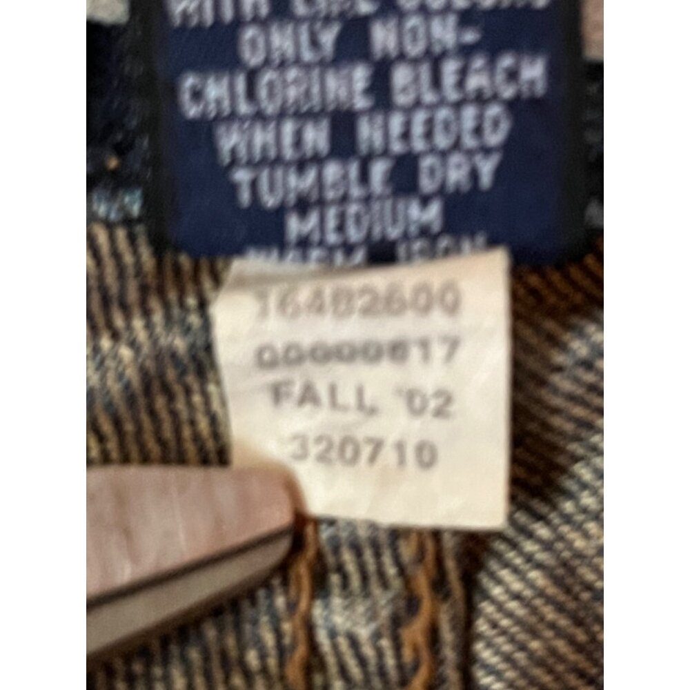 Gap Women's Bootcut Jeans 10A 100% Cotton Vintage 2002 Ankle Length Blue Denim - Picture 9 of 13